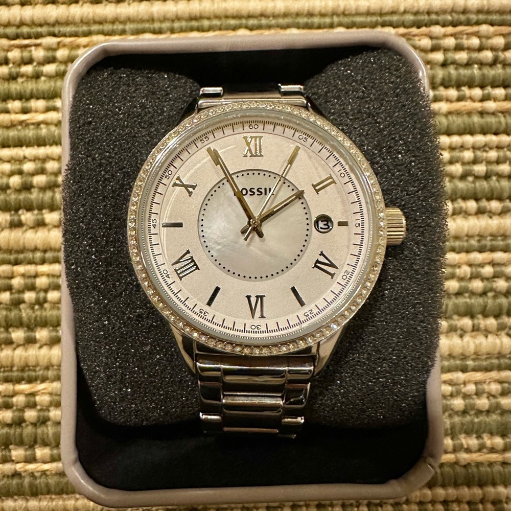 Fossil Silver-Tone Watch